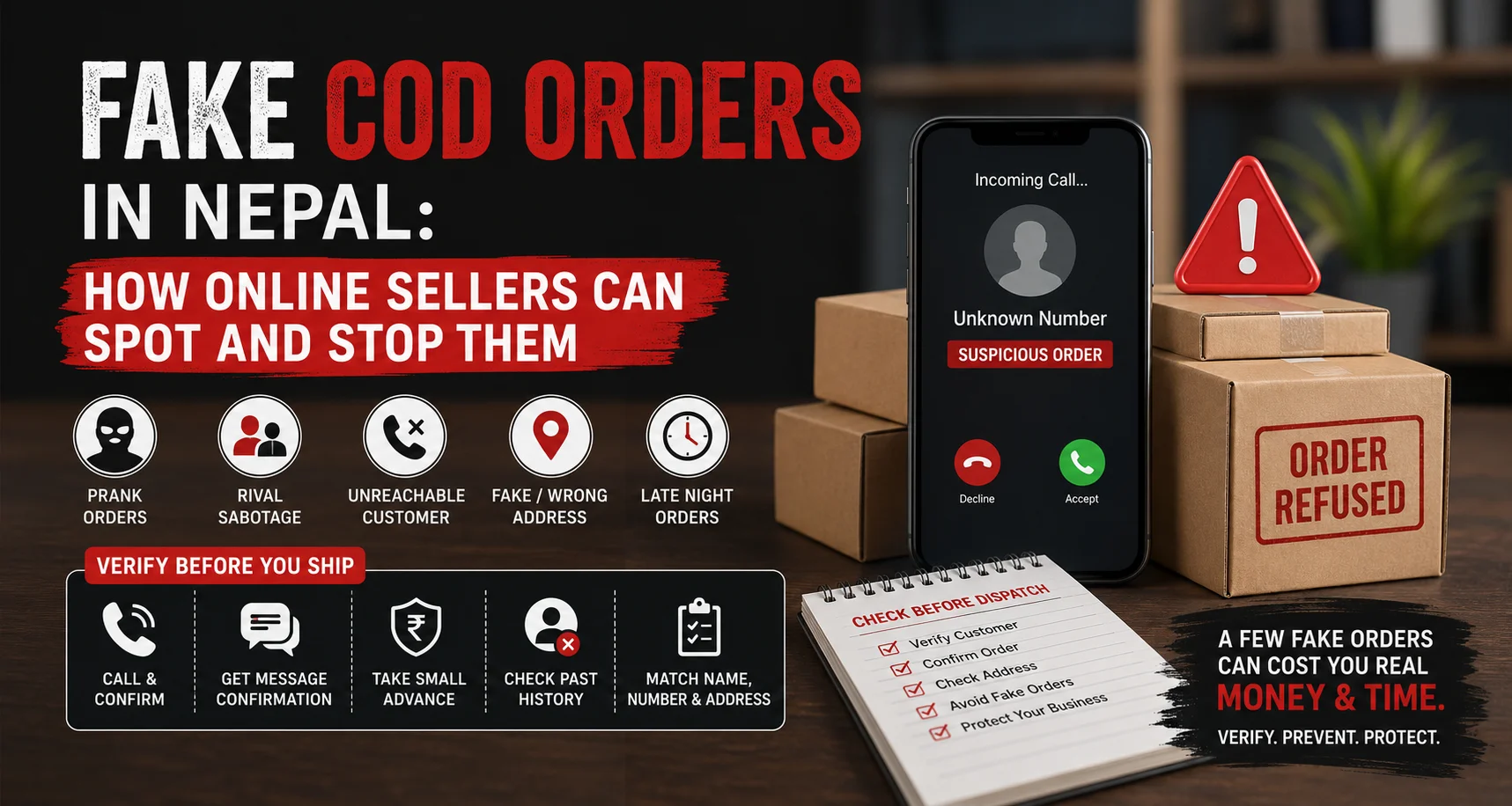 Fake COD Orders in Nepal: How Online Sellers Can Spot and Stop Them