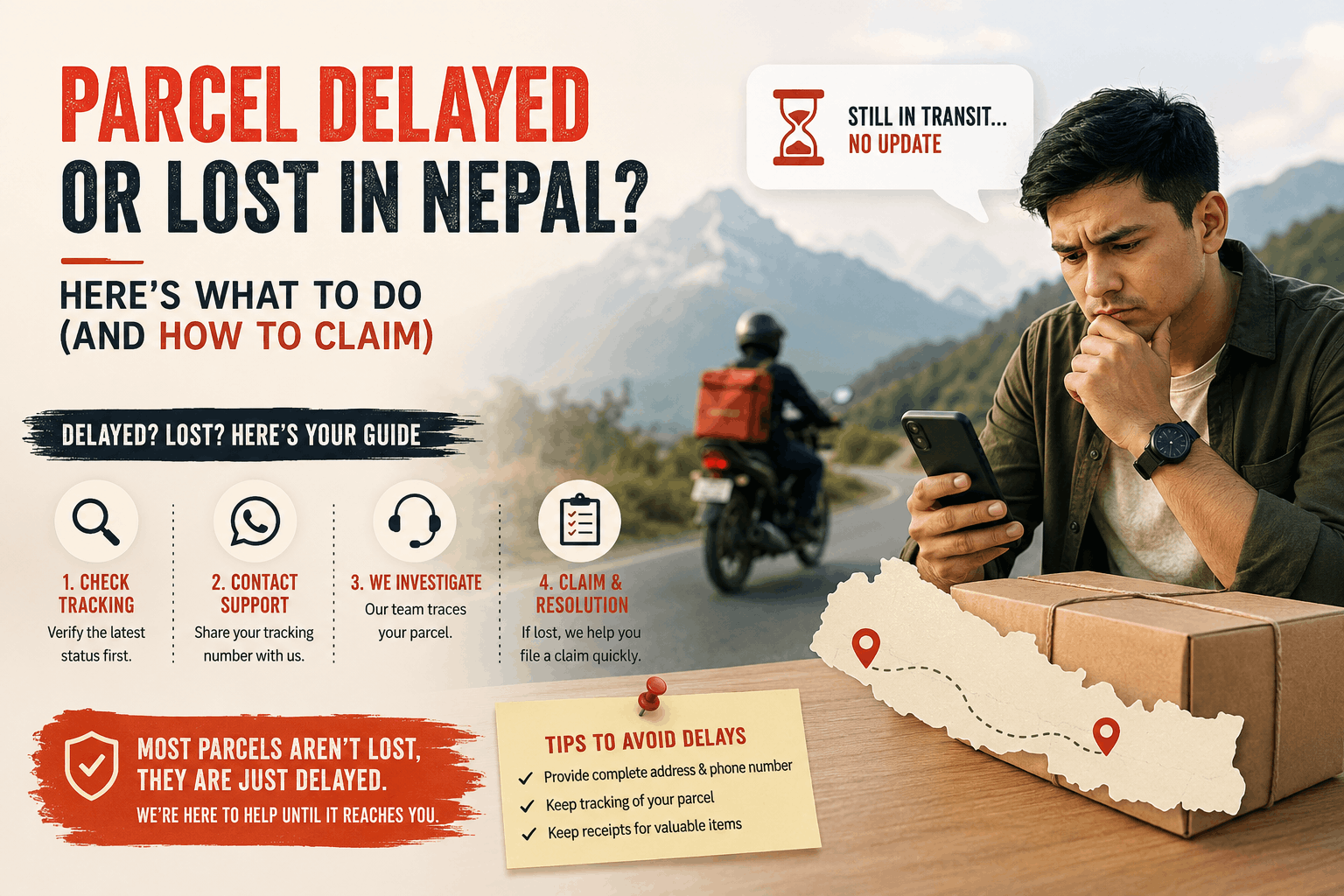 Parcel Delayed or Lost in Nepal? Here's What to Do